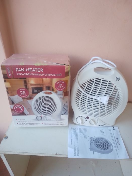 Тепловентилятор спіральний