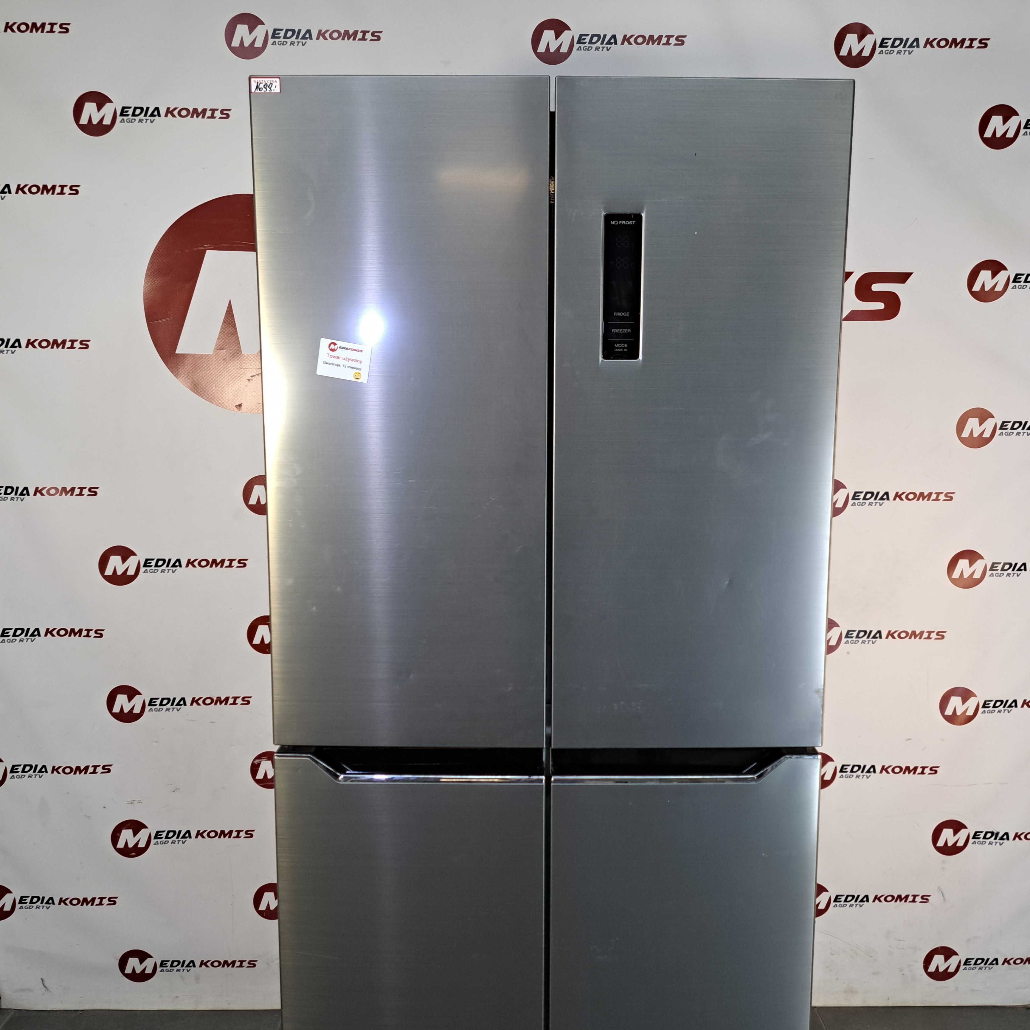 Lodówka Hanseatic HCDC18080DI [12m-cy gwar] D/362litry/180cm wys/39dB