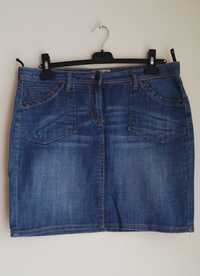 Spódnica jeansowa, krótka