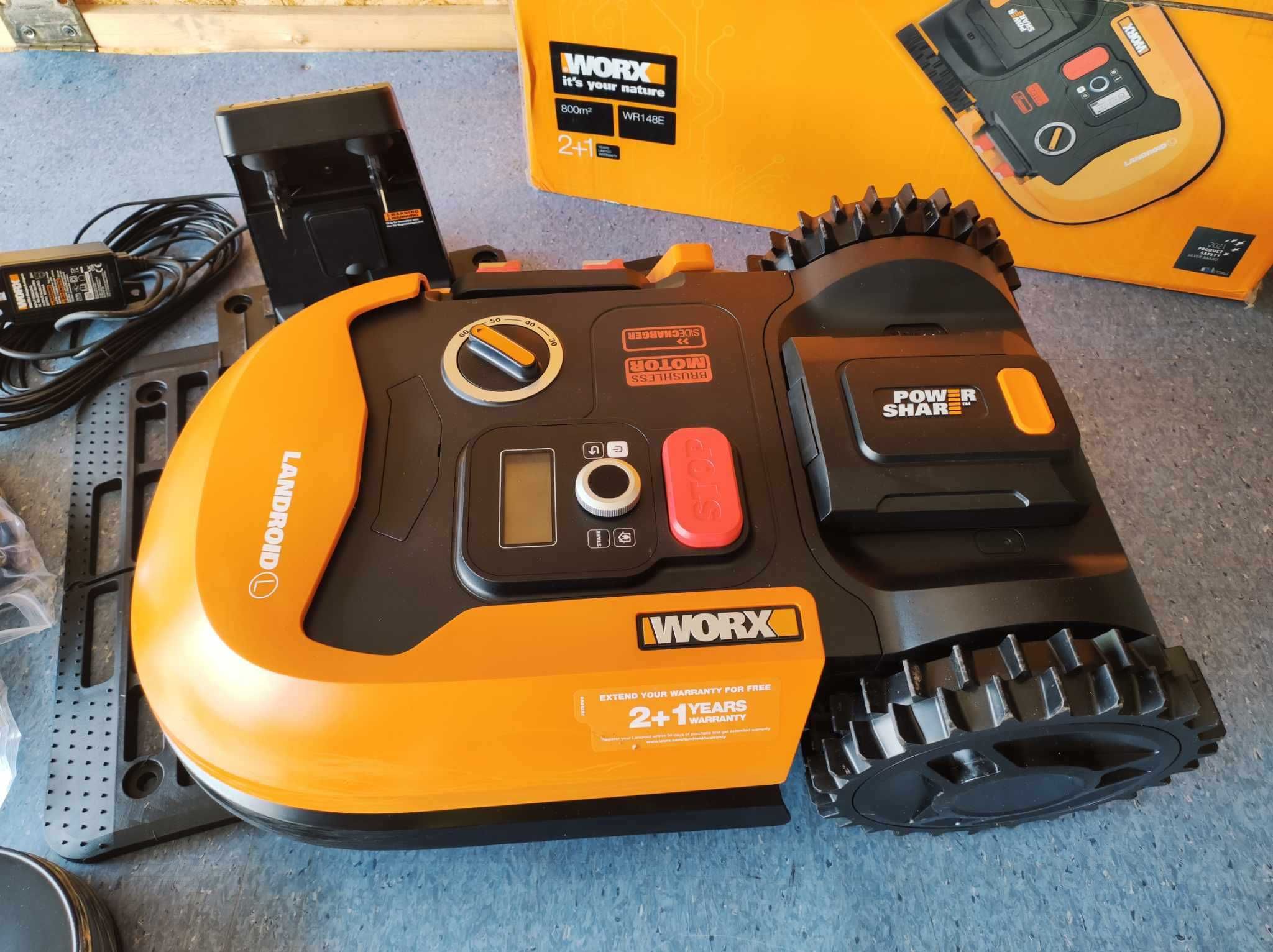 WORX Landroid L800 33h pracy! Robot koszący Kosiarka samojezdna 800m2