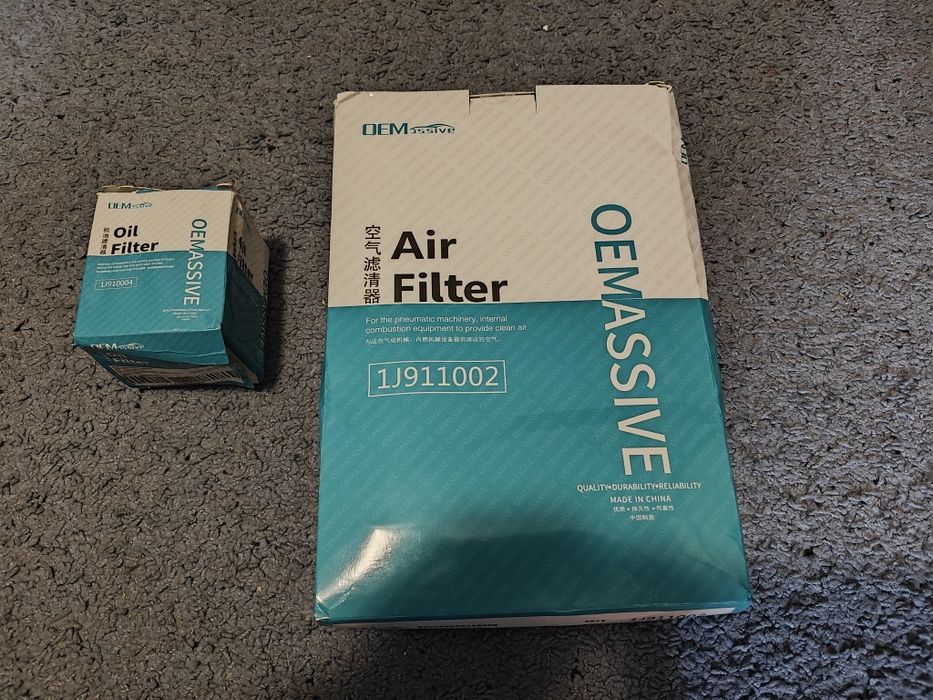 Фільтр оливний і фільтр повітряний Toyota Camry