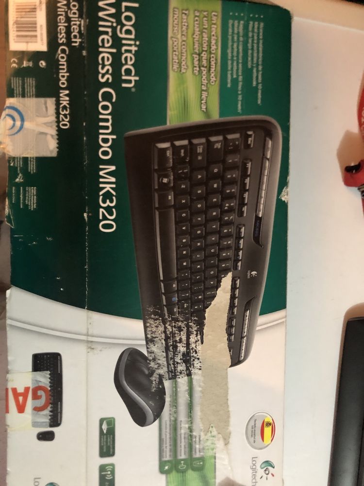 Logitech Wireless Combo Mk320 (Só teclado. sem pen)