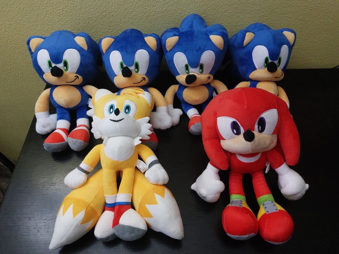 Peluches da Série Sonic NOVOS