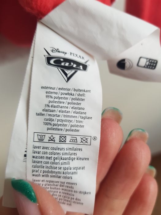 Ubranko Świąteczne Zygzak McQeen 2/3 lata