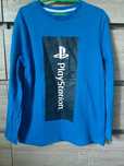 Cienka bawełniana bluzka niebieska PlayStation 140cm Primark