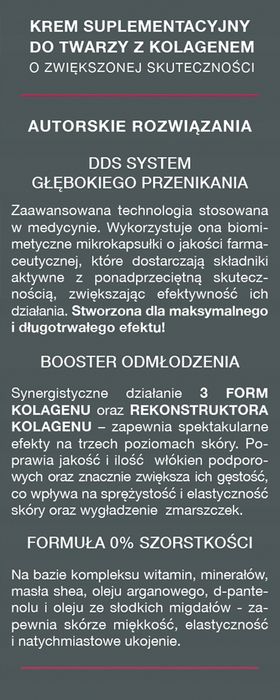 Janda Men Krem Do Twarzy Suplementacyjny Z Kolagenem Odżywczy 50 Ml
