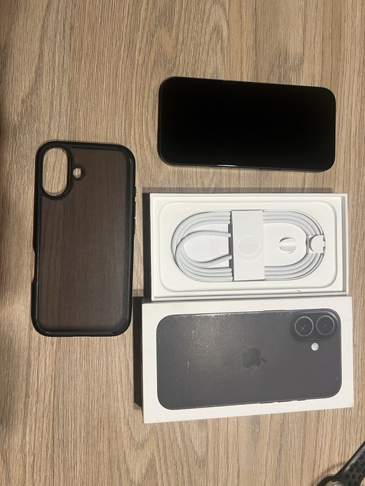 Iphone 16 Black 128GB, bateria 100%