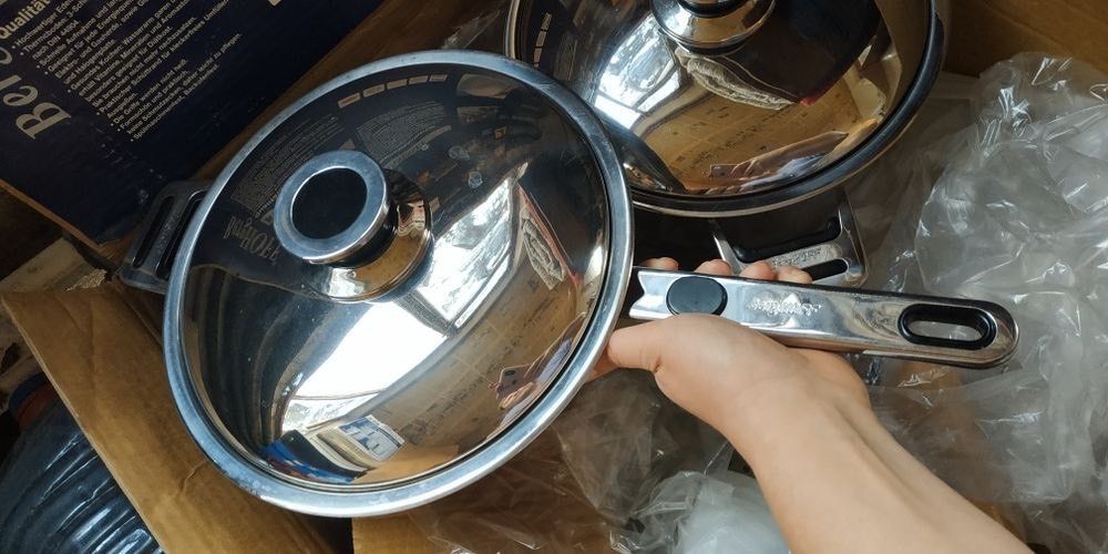 Berhgoff набор посуды Бергоф кастрюля ковш сковородка