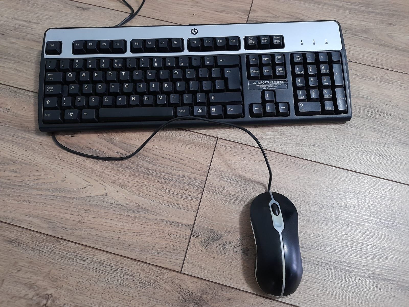 Klawiatura HP + mysz DELL