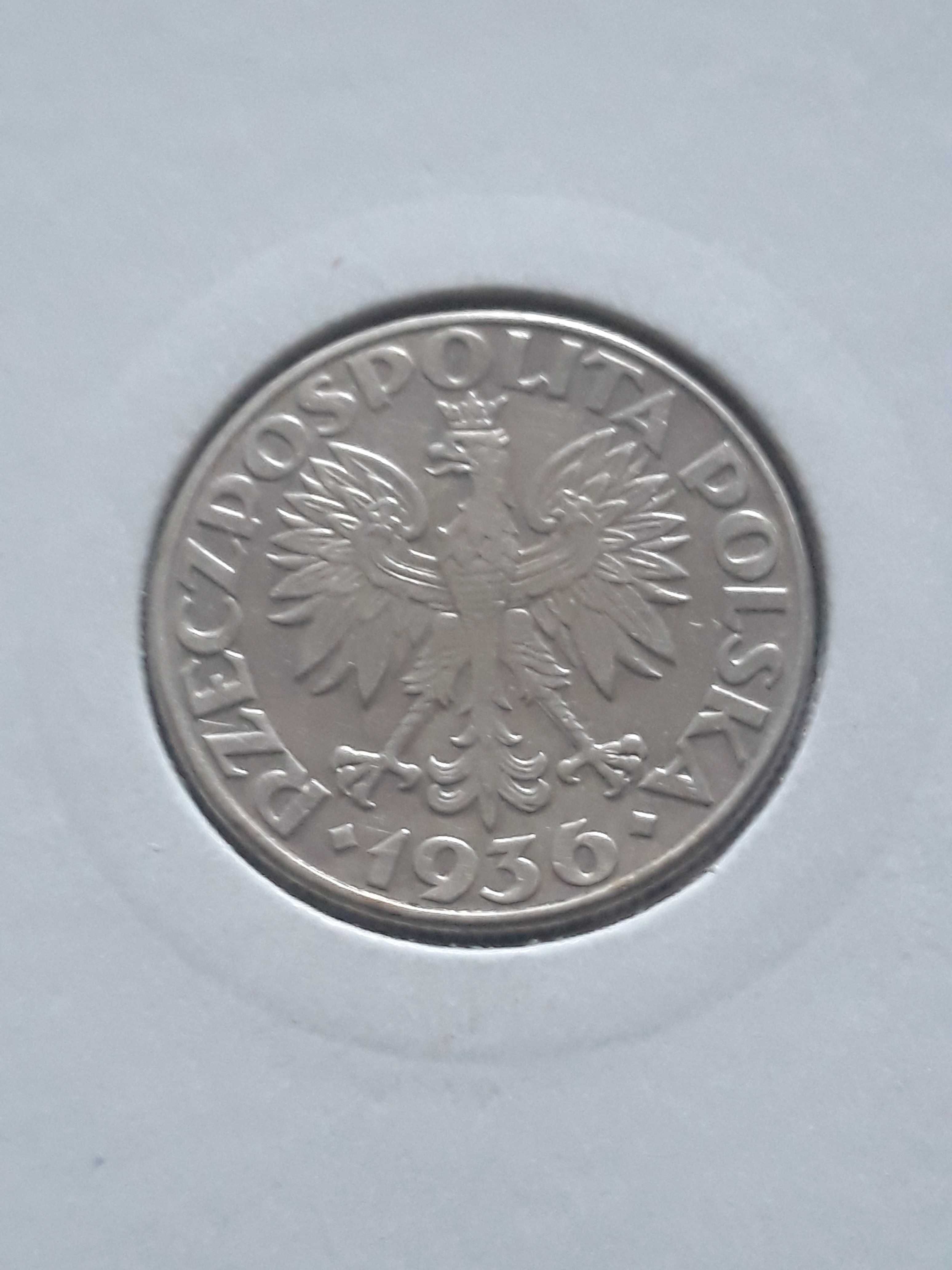 2 zł Żaglowiec 1936 r. - nr 1 - Piękne