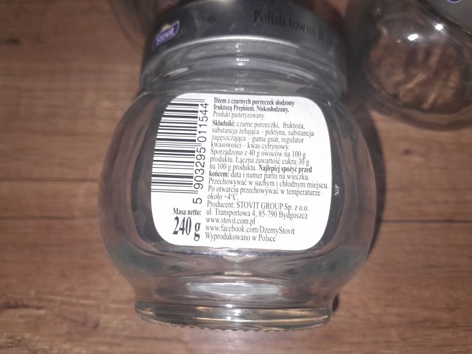 Piękne słoiki 36 szt. miasta polskie 240g Opole Gdańsk po dżemie foto
