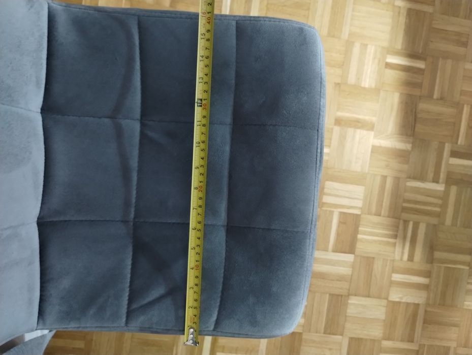 Hoker barowy welurowy