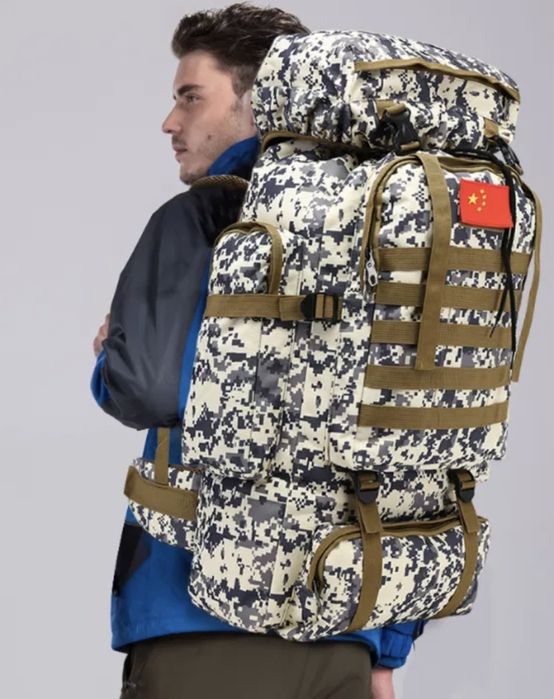 Тактичний, похідний рюкзак на 70 літрів (три моделі)