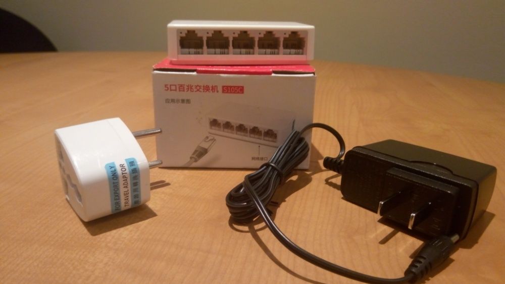 Switch 5 Portas de 100 Mb - Só 4 eur