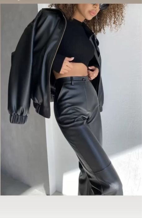 Шкіряні штани брюки Bunny екошкіра