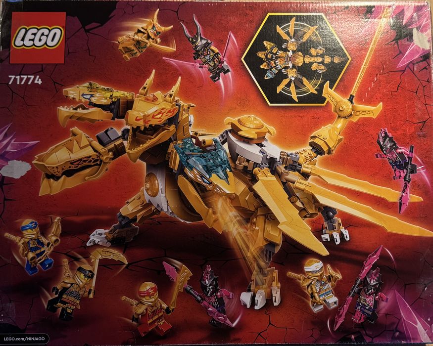 LEGO NINJAGO 71774 Złoty Ultra Smok Lloyda