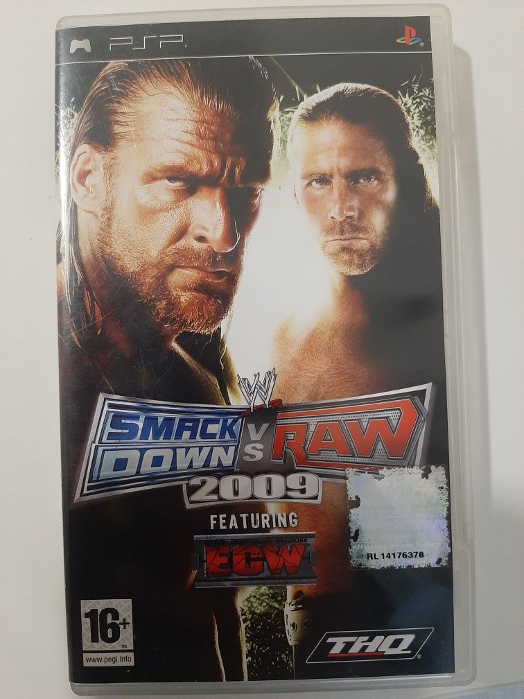 Jogo Smack Down vs Raw 2009 PSP