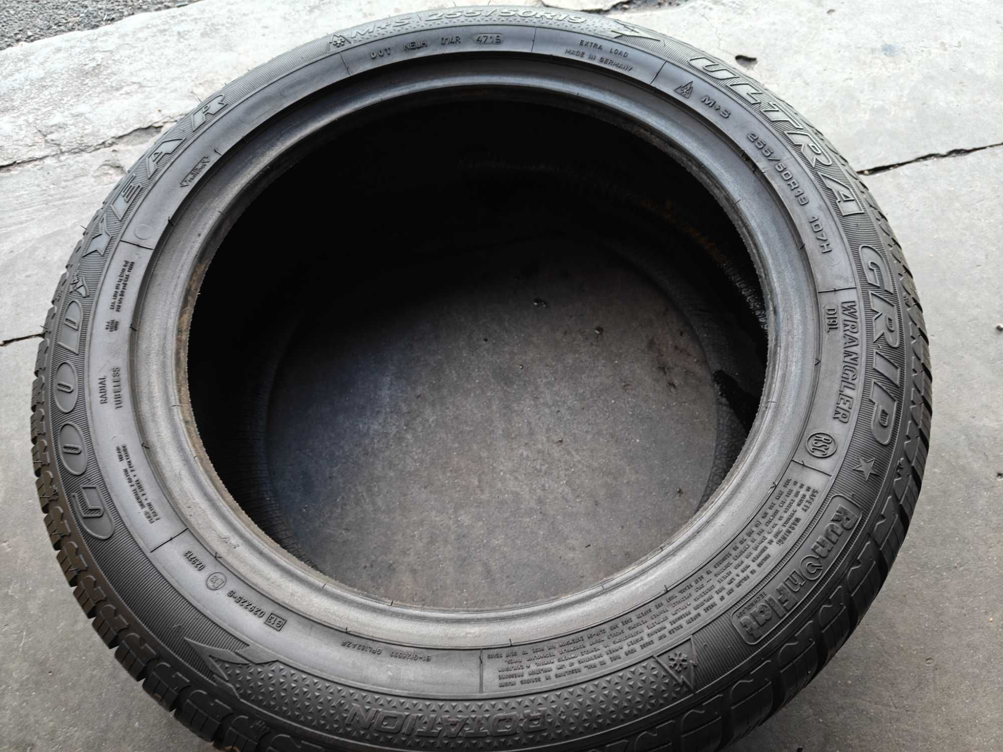 1шт. R19 255 50 шина зимова Goodyear Ultra Grip Wrangler Run Flat