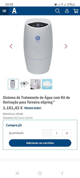 Nova eSpring | Maquina purificadora de água