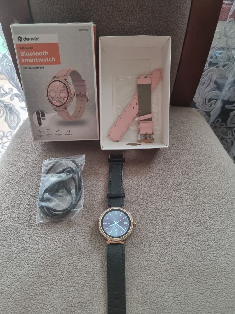 Denver swc-342ro czarny smartwatch z Bluetooth