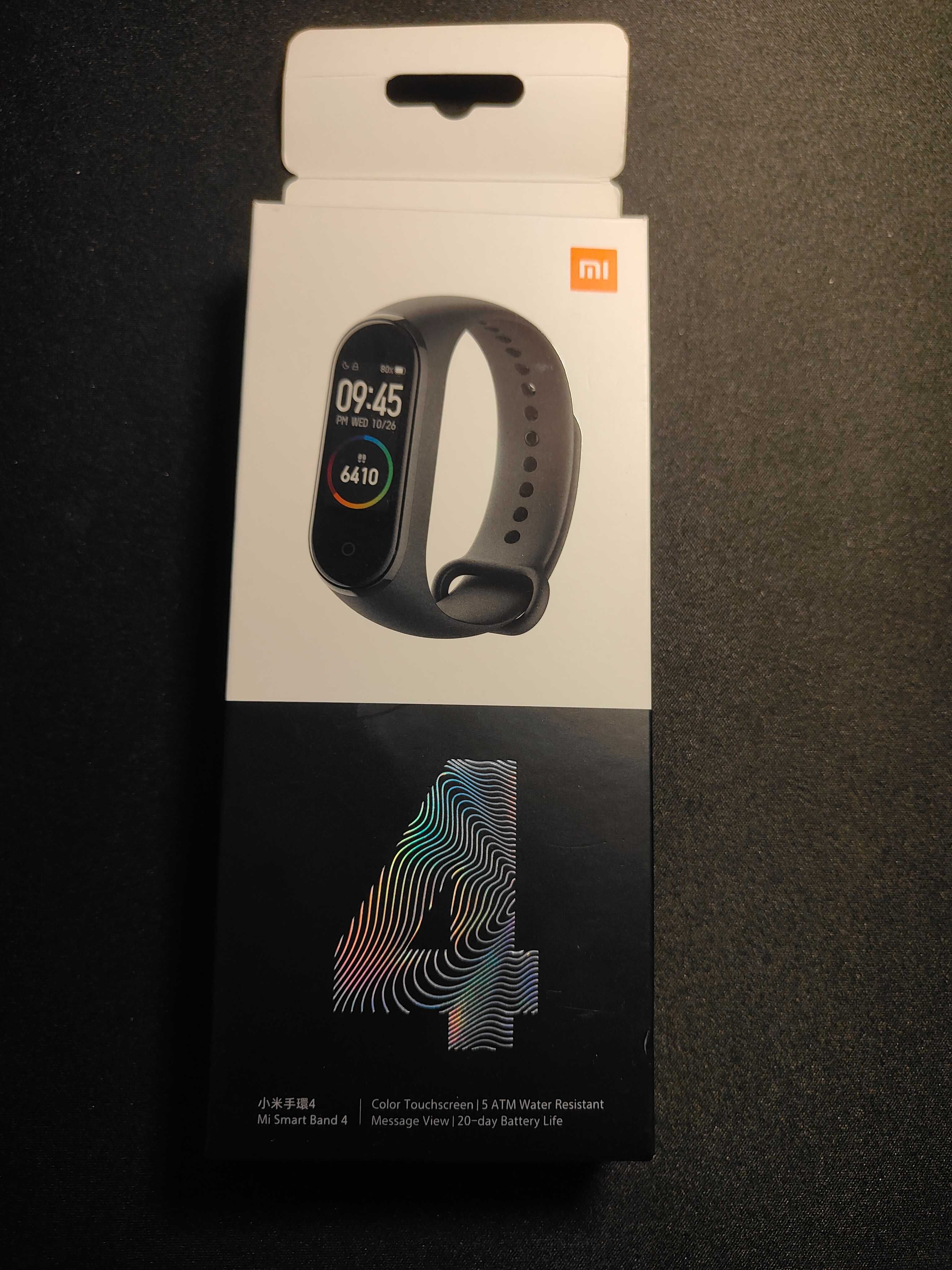 Xiaomi Mi Smart Band 4 (à prova de água) + carregador