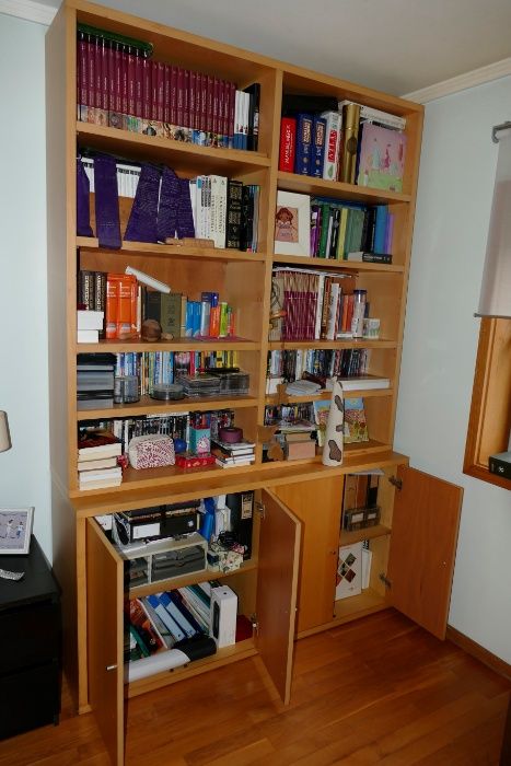 Vendo 2 Estantes de Escritório/Quarto em Faia