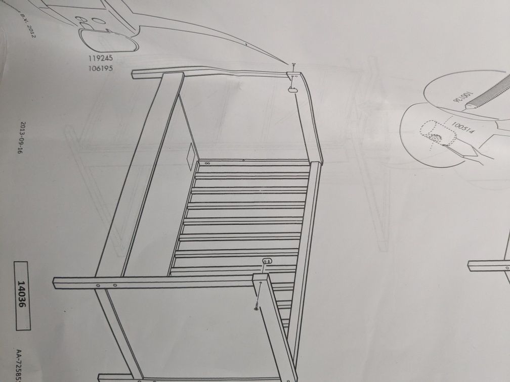 Łóżeczko sundvik Ikea