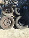 Felgi stalowe 15"  wraz z oponami 4x100