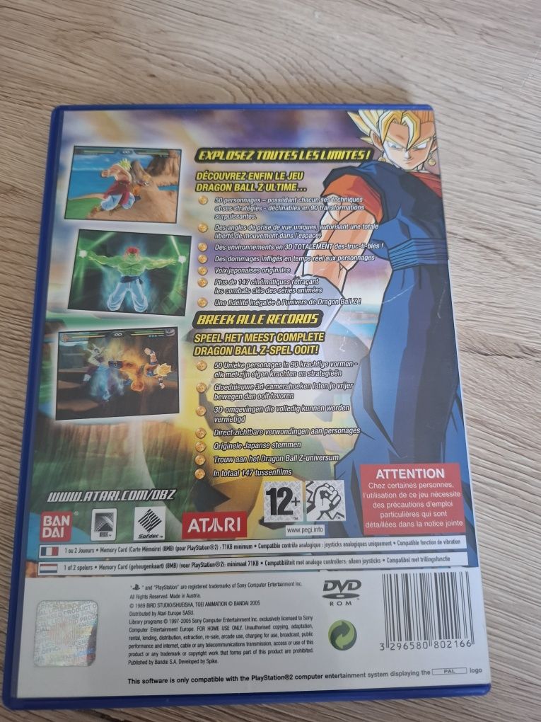Dragon Ball Z: Budokai Tenkaichi – gra na PS2, oryginał, sprawna