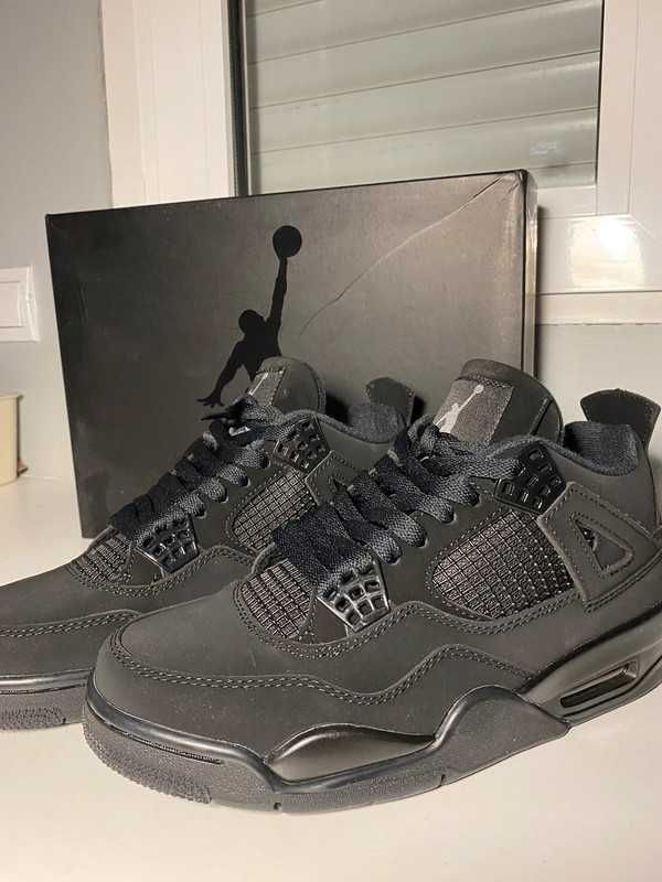 Nike Air Jordan 4 Retro Black Eu 40