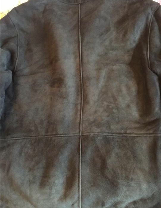 Мужская натуральная дублёнка XXL