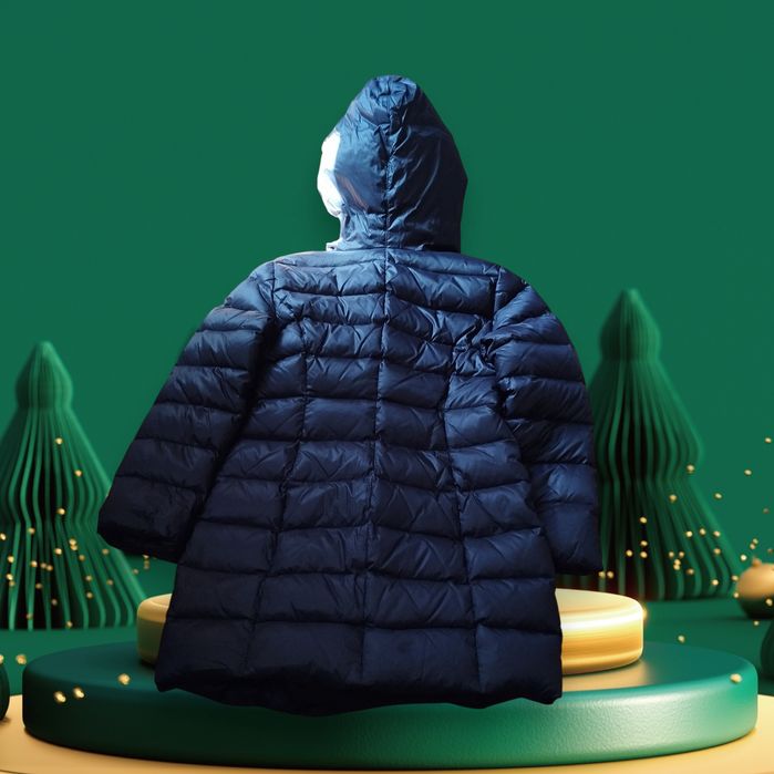 Зимовий пуховик на дівчинку/130 см/на 8 лет/Зимняя куртка/Пальто