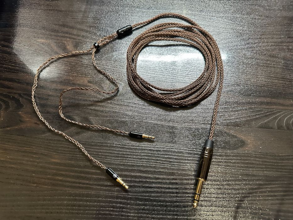 Инсертный кабель 2 RCA - 3.5 mini Jack, Din5, Jack 6.3 hi-fi кабель