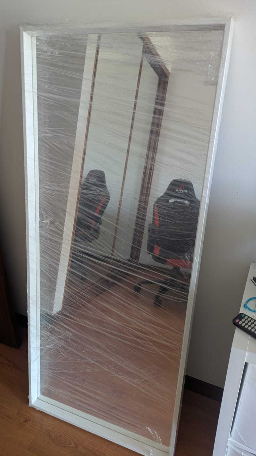 NISSEDAL Espelho, branco, 65x150 cm