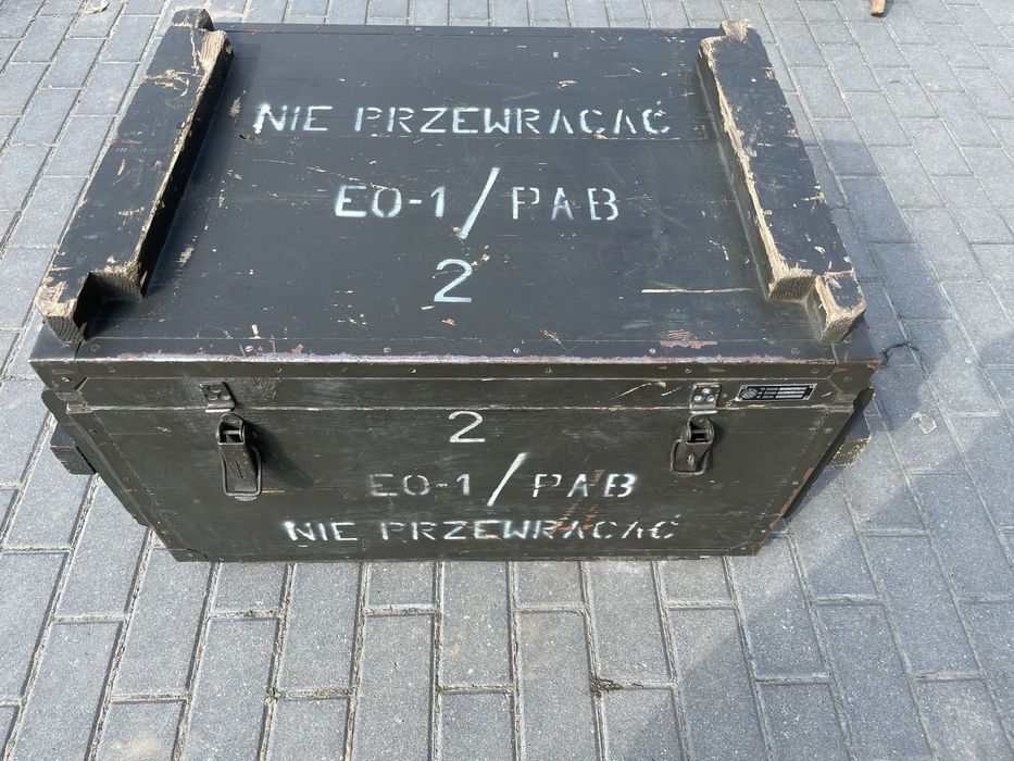 Skrzyni Wojskowa na amunicje