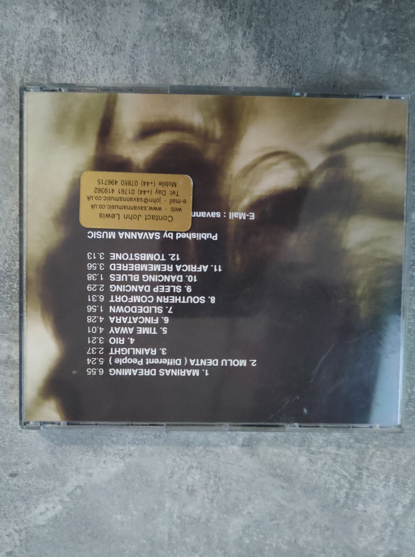 CD SAVANNA MARINAS DREAMING Oryginalna  płyta kompaktowa