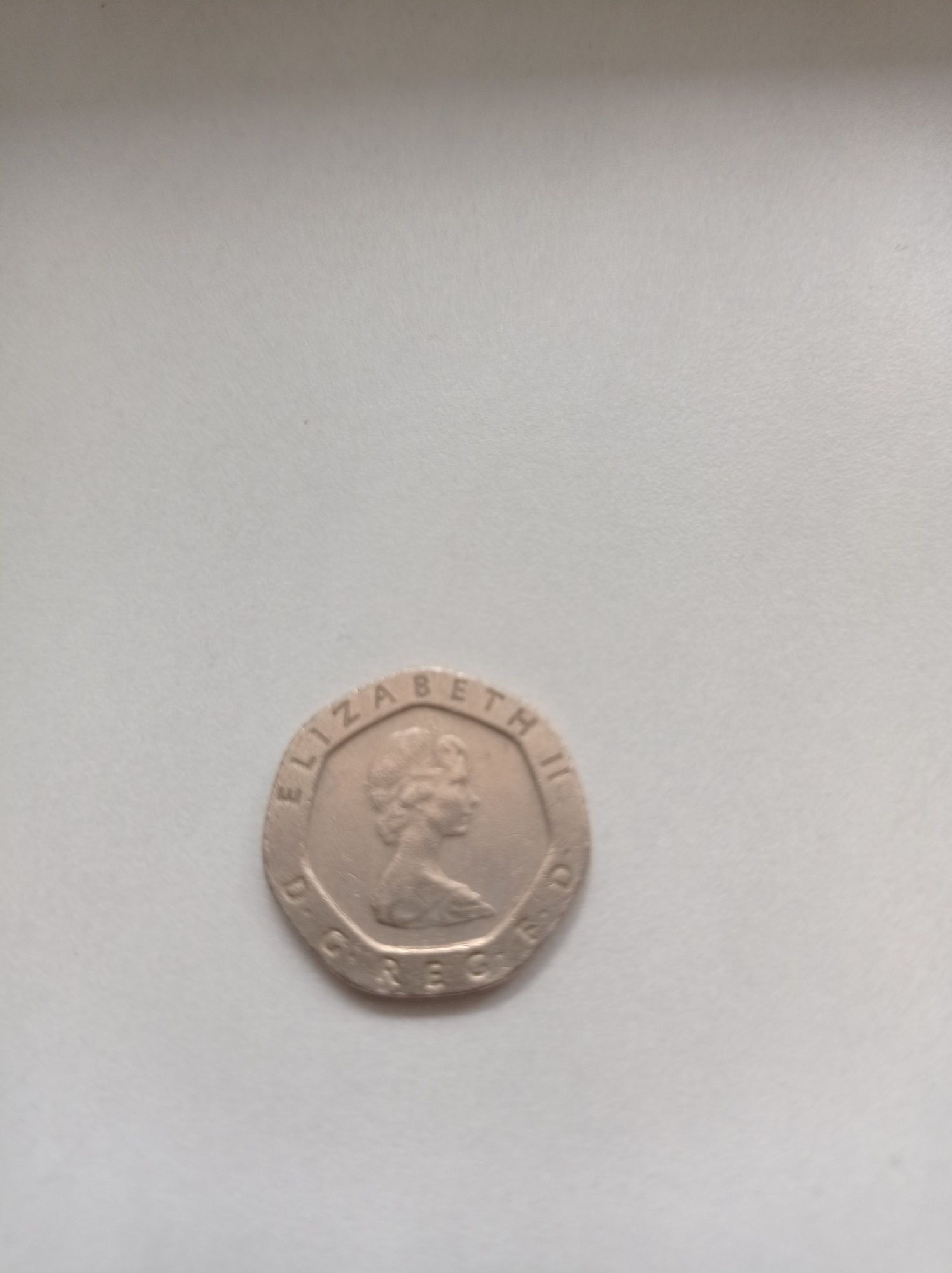 Moneta kolekcjonerska 20 pensów twenty pence 1982
