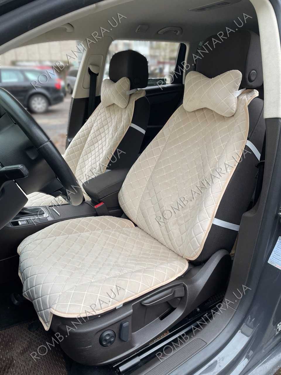 Модельні накидки з АЛЬКАНТАРИ на шкіряні сидіння / Hyundai