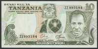 Tanzania 10 shilling 1978 - Julius Nyerere - stan bankowy UNC