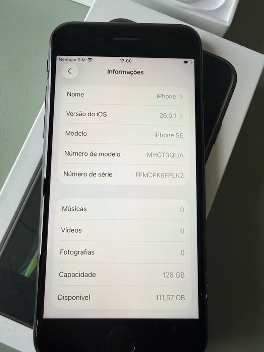 Apple iPhone SE 2020 com 128Gb