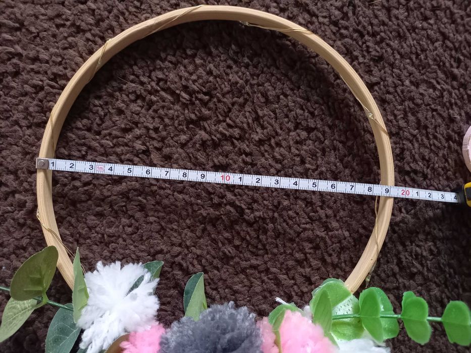 Łapacz snów 3 zawieszki dzwoneczki serduszko rattanowe światło zestaw