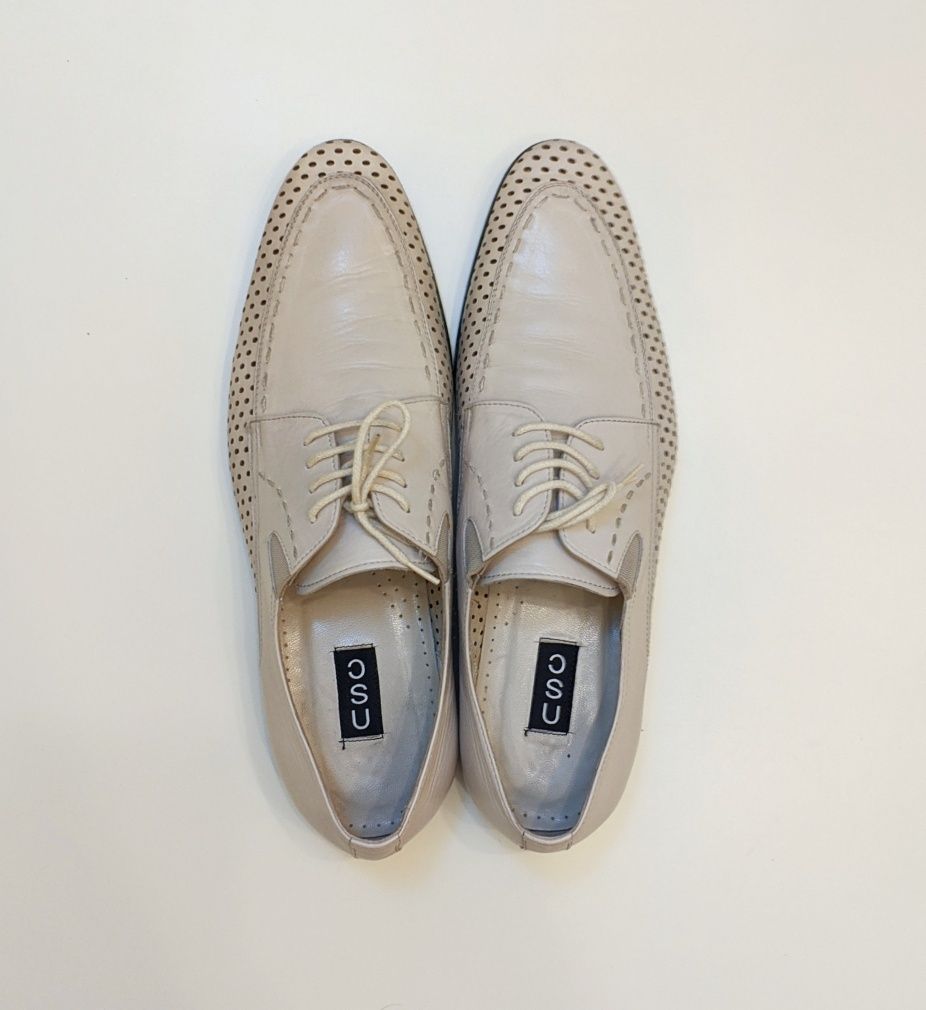 Туфли белые Италия 44-45 р