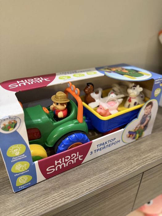 Kiddi Smart Трактор з трейлером