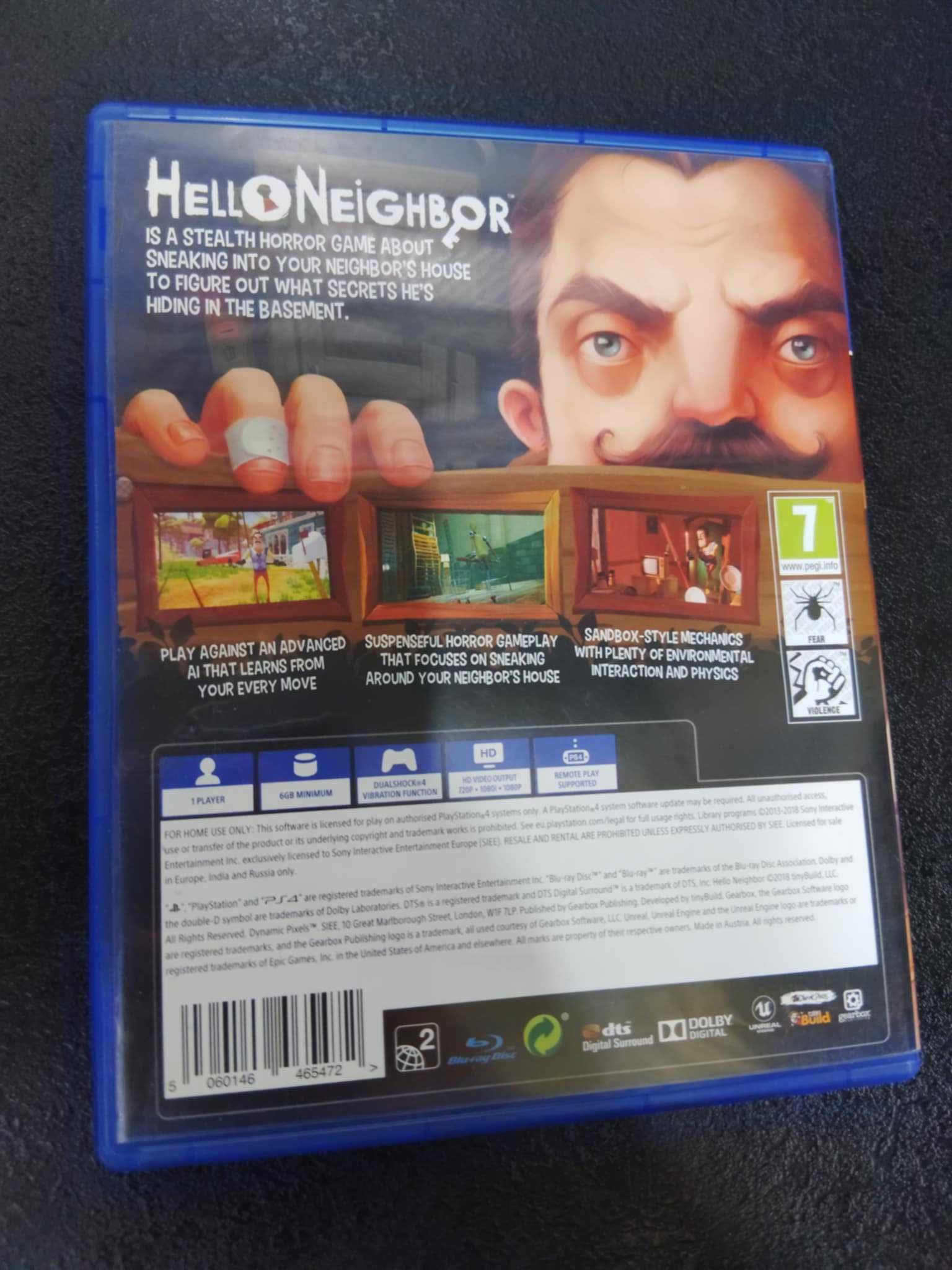 Hello Neighbor PS4 Polskie napisy są w grze