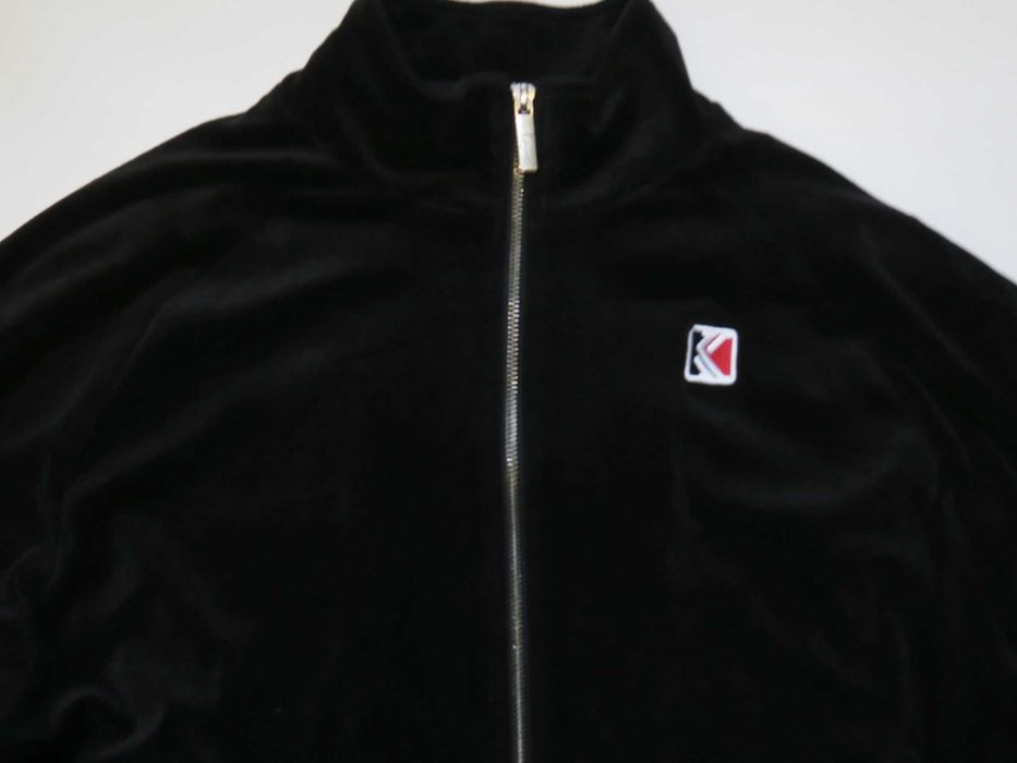 Karl Kani bluza welurowa na zamek M