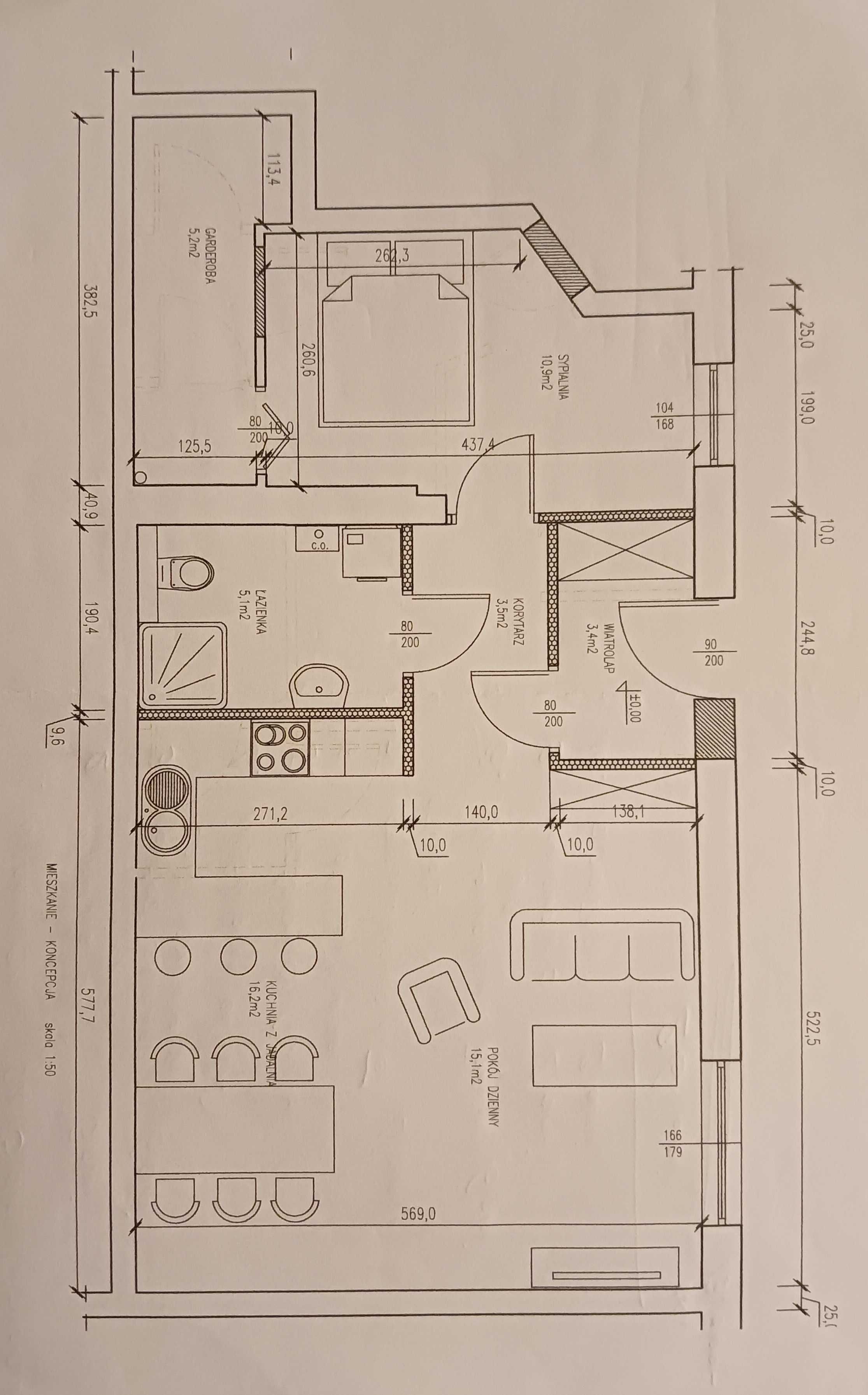 Sprzedam mieszkanie - lokal 60 m2