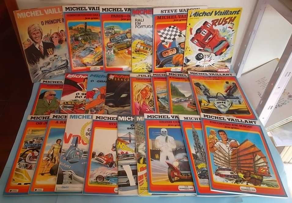 MICHEL VAILLANT - Edições Bertrand, Meribérica, Autosport, Asa...