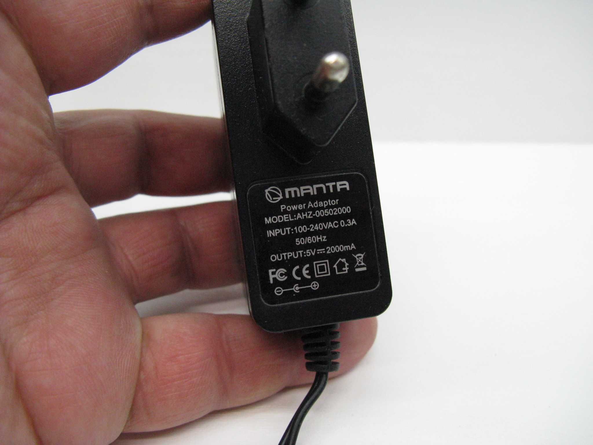 Блок живлення Manta 5V/2A/3.0*1.1mm, імпульсне джерело живлення