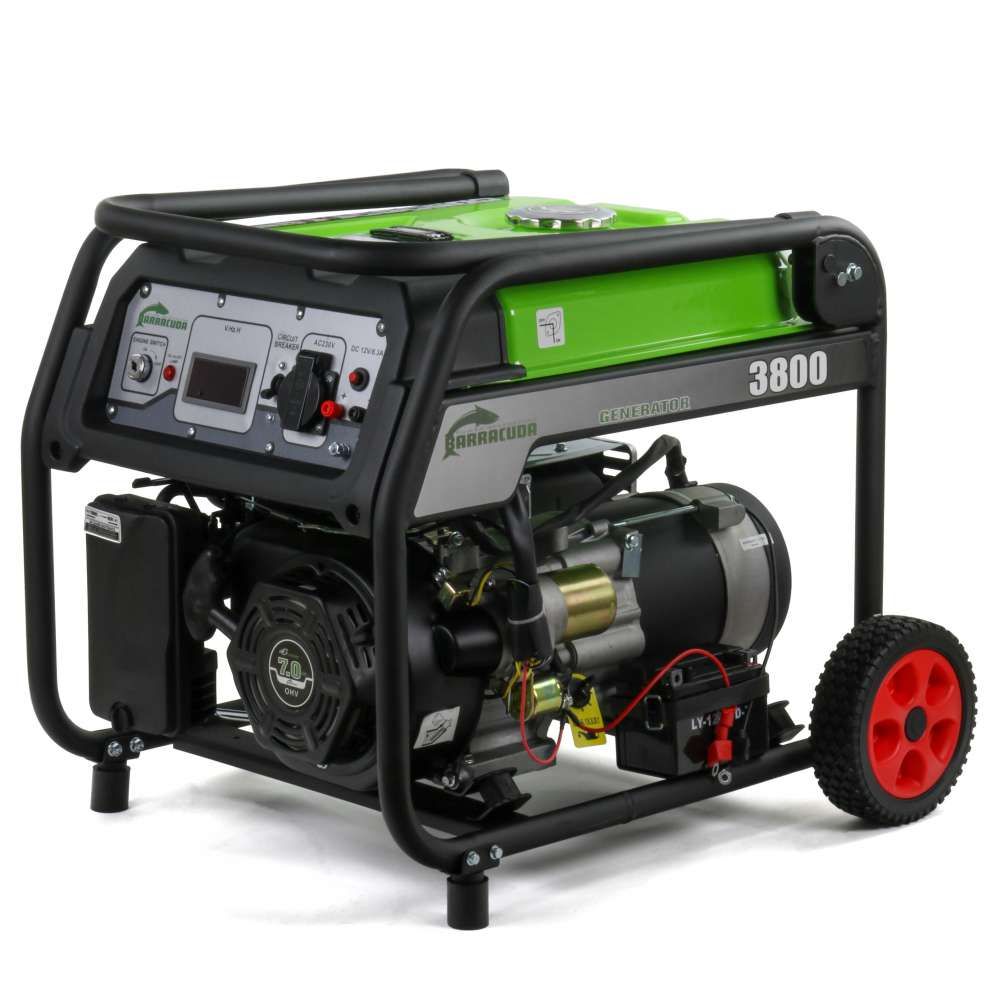 Agregat prądotwórczy 5kVA 1F Barracuda 3800 rozruch elektryczny