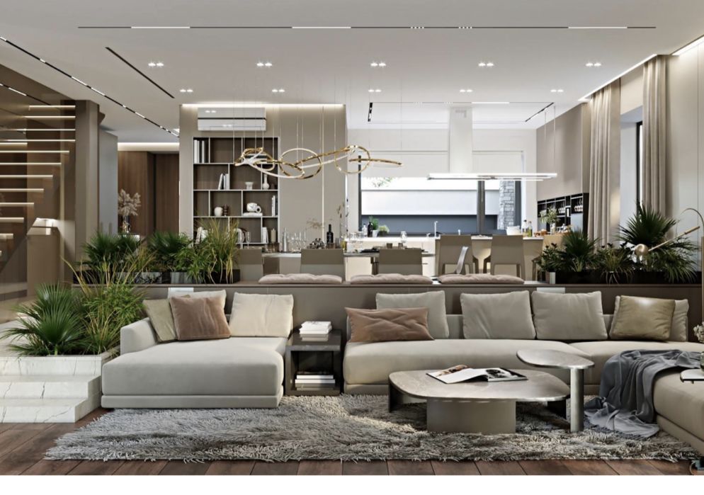 Новый дом 300м2 в стиле hi-tech